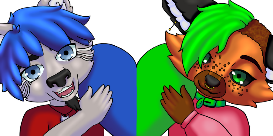 WolfenxBitte Heart (YCH $50 2 emotes/characters)